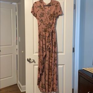 Cotton Candy LA High Low Wrap Around Romper